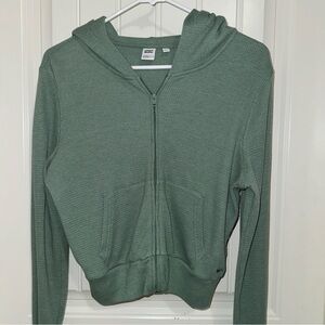 Aritzia TNA Waffle zip up hoodie